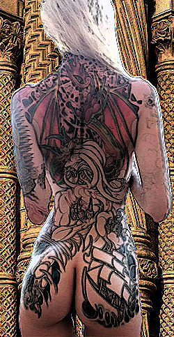 Les tatouages religieux peuvent remplacer les symboles de clercs pour lancer les sorts divins Clercs tatouage focus religieux