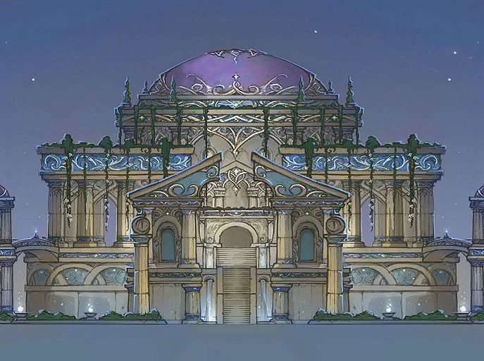 Palace elfique