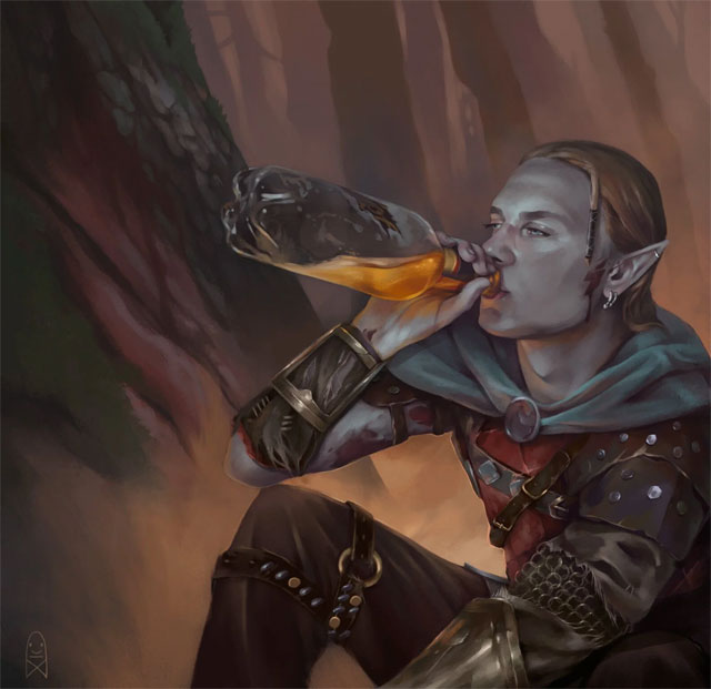 Elf alcoolique Elf alcoolique
