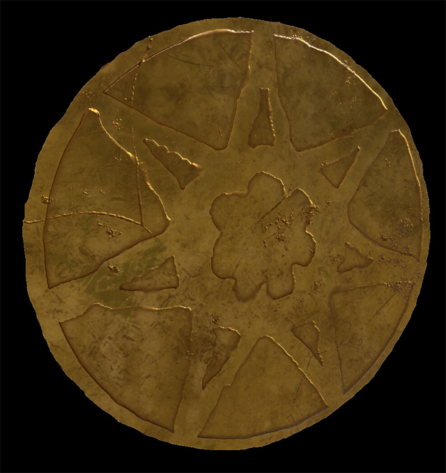 Pièce d'or frappée du symbole d'Azathoth