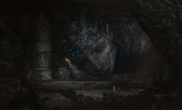 Le vestige le plus célèbre du lieu, la tête de la déesse déchue Le vestige le plus célèbre du lieu, la tête de la déesse déchue
