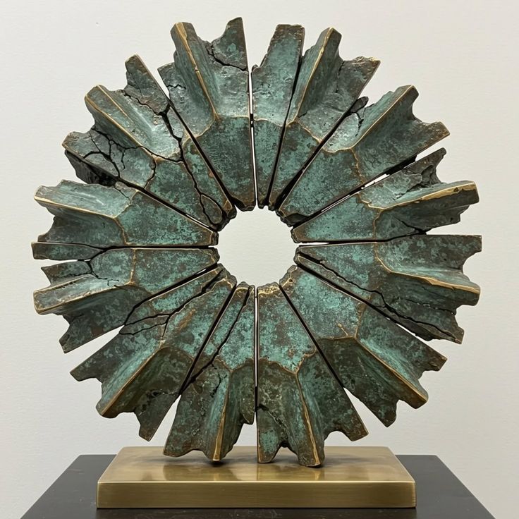 Pièce d'art dite de la civilisation du cuivre permanent
