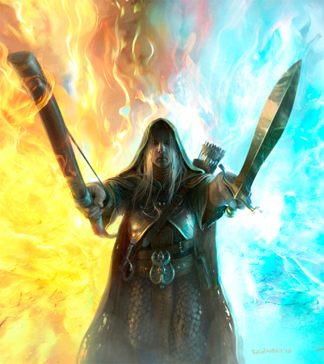 Guerrier Magicien elfe
