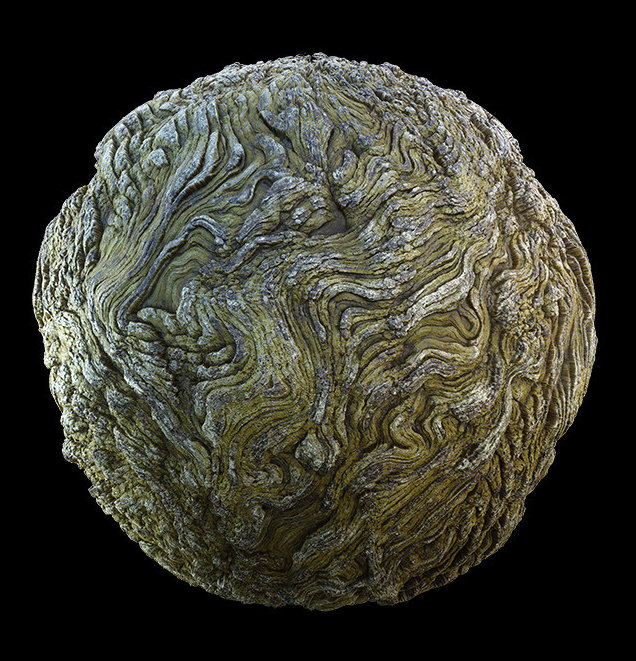 Focalisateur de druide, boule d'écorce sculptée Focalisateur de druide, boule d'écorce sculptée